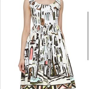 Kate Spade Landscape Havana Cityscape Dress Size 2